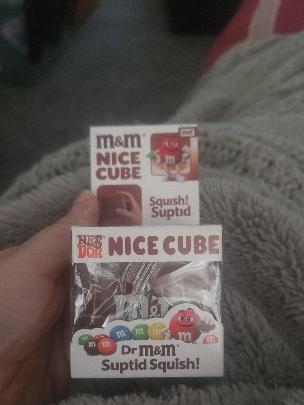 M&M'S Nice Cube Squishable Toy - Red